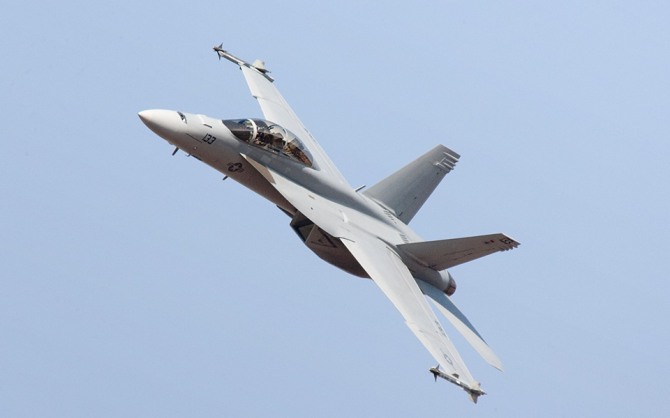 미국 보잉이 생산한  F/A-18 E/F 수퍼호넷.사진=보잉