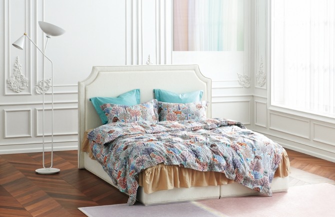 시몬스 침대의 '케노샤' 베딩 신제품 중 하나인 '프란시스 셀토'. 사진=시몬스