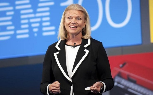 IBM의 지니 로메티 전 CEO. 사진=IBM캡처