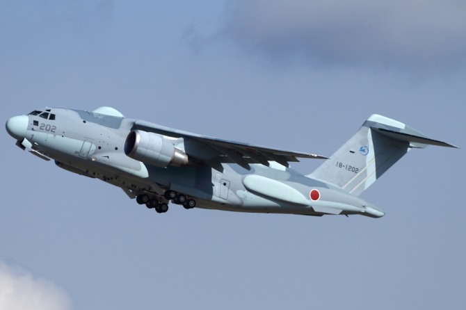 일본 항공장위대의 새 전자전기 RC-2. 사진=플라이팀