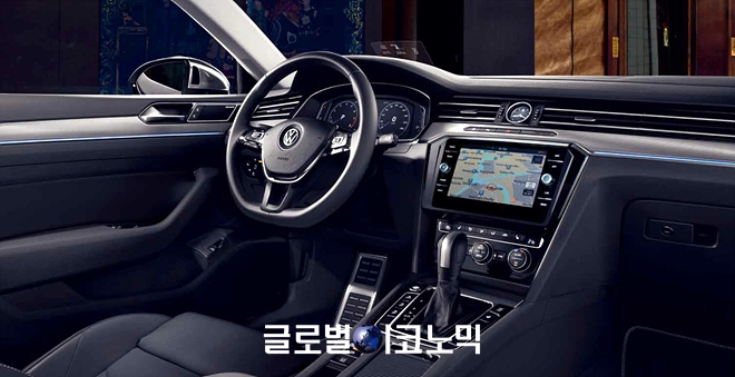 아테온 2.0 TDI 엘레강스 프레스티지 4모션 실내. 사진=폭스바겐 코리아