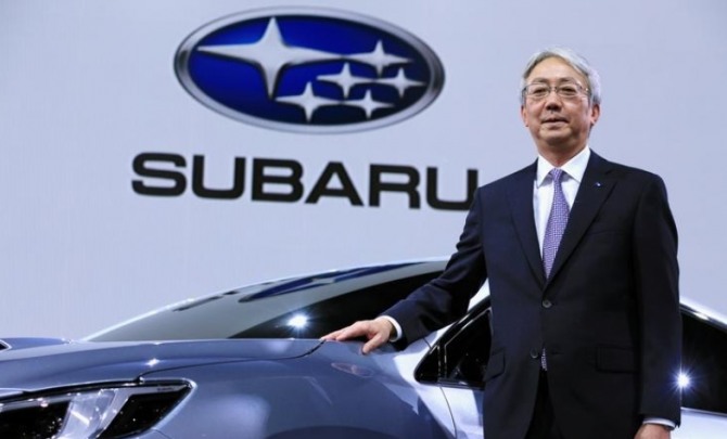 스바루의 나카무라 토모미 사장은 미국 시장에서의 2020년 신차 판매는 60만 대 수준이 될 것으로 예상했다. 사진=로이터