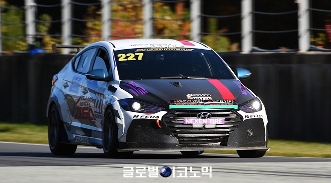 2020 태백시장배 & 넥센스피드레이싱 4라운드 GT-200 클래스 결승 장면. 사진=글로벌이코노믹 김현수 기자