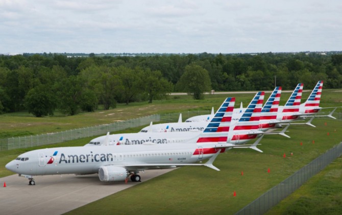 미국 아메리칸항공 소속 보잉 737 맥스 여객기. 사진=로이터