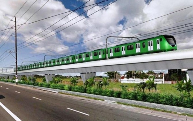 필리핀 정부가 진행 중인 마닐라 수도권 광역고속철도의 가상도. 사진=Railwaypro 홈페이지