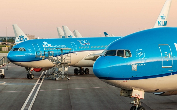 계류 중인 네덜란드 KLM항공기. 사진=KLM항공