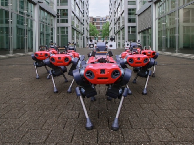 스위스 4족로봇 생산업체 애니보틱스가 지난 6월 첫 인도한 .애니멀(ANYmal) C 로봇. 사진=애니보틱스