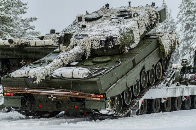 노르웨이군이 운용하고 있는 레오파르트2 전차. 사진=디펜스24