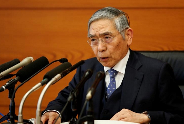 구로다 하루히코 일본은행 총재. 사진=로이터