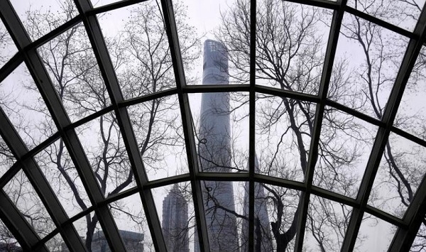 중국 상하이의 금융가. 사진=로이터
