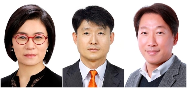 왼쪽부터 김희연, 이진규, 이현우 전무. 사진=LG디스플레이 