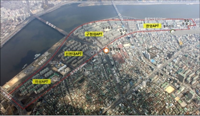 압구정 특별계획지구. 사진=서울시