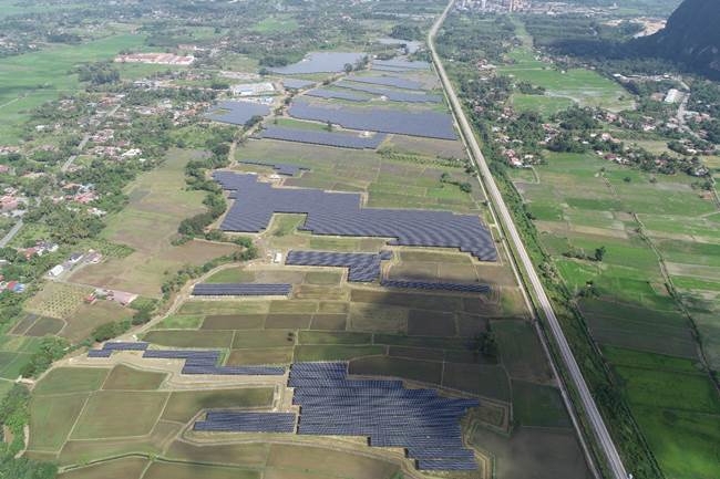 한화에너지가 말레이시아 LSS 2 추핑 태양광 발전소를 올해 11월 준공했다. 사진=한화에너지