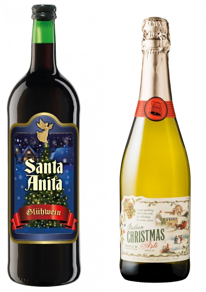 이마트24는 12월부터 크리스마스 와인 2종을 포함해 연말 차별화 주류 상품을 판매하고 있다. 사진=이마트24