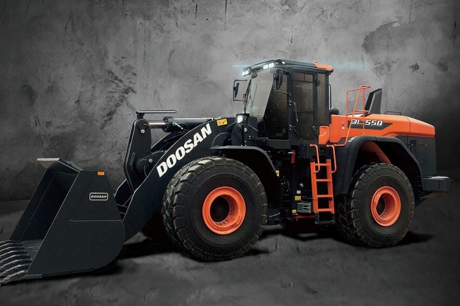 두산인프라코어 중국법인은 '2020 신제품 론칭쇼'를 통해 47대 장비를 판매했다고 20일 밝혔다. 휠로더 이미지. 사진=두산인프라코어