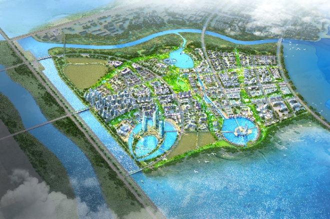 새만금 스마트 수변도시 조감도. 사진=새만금개발공사 