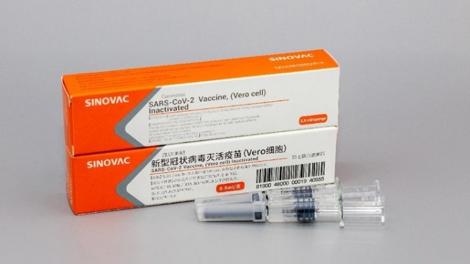 브라질에서 임상 3상 시험이 진행되고 있는 중국 시노백의 코로나19 백신. 사진=시노백