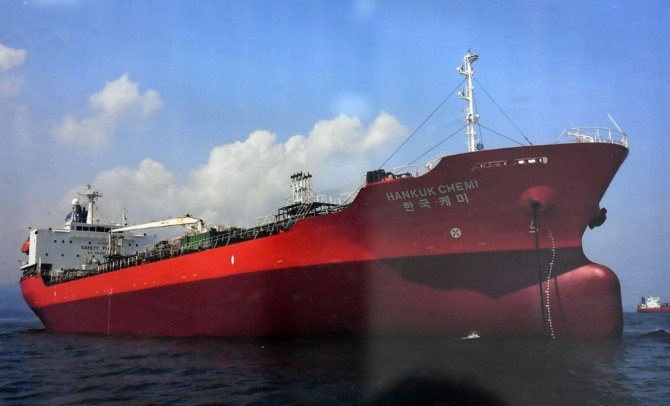 아랍에미리트(UAE)를 향하던 한국 선박 '한국케미호'(9797t)가 이란에 억류돼 있다. 사진=뉴시스