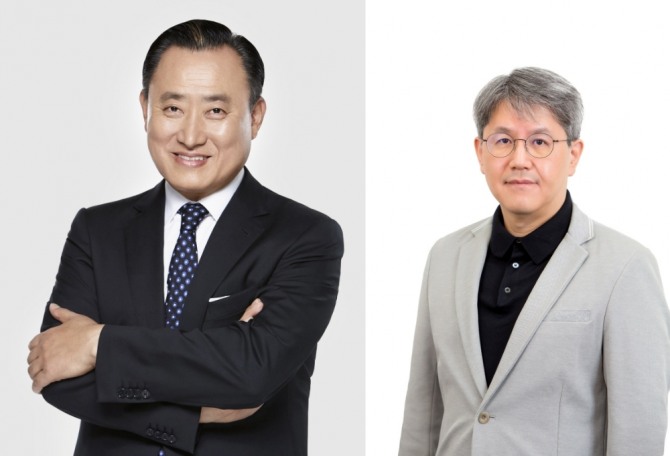 코웨이가 글로벌 경쟁력 강화를 위해 이해선(왼쪽), 서장원 각자 대표체제를 출범한다. 사진=코웨이