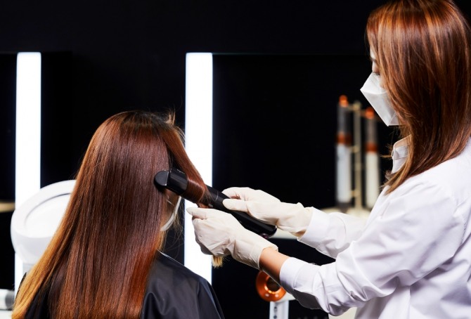 헤어 케어 제품존에서는 헤어 스타일링, 인그레이빙 등 다양한 서비스를 받아볼 수 있다. 사진=다이슨 코리아 