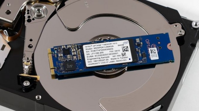 인텔 옵테인 M10 SSD. 사진=인텔