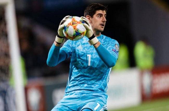 레알 마드리드 GK 티보 쿠르투아.