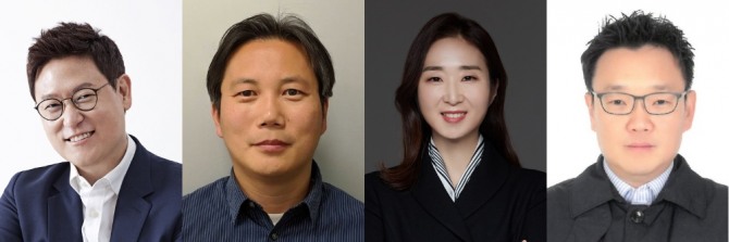 (왼쪽부터) 데니스 홍 UCLA 교수, 한보형 서울대 교수, 배순민 AI2XL 연구소장, 이상호 AI로봇 사업단장. 사진=KT