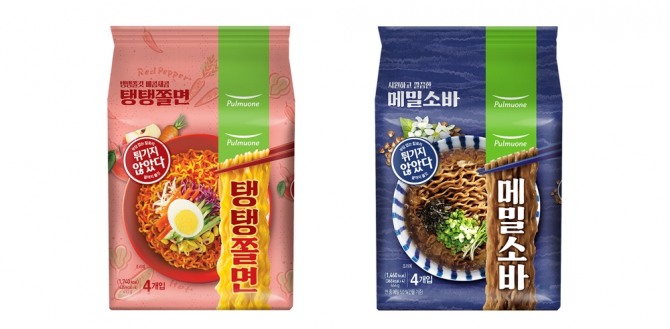 수성잉크 필름 패키지를 이용한 '생면식감' 제품. 사진=풀무원