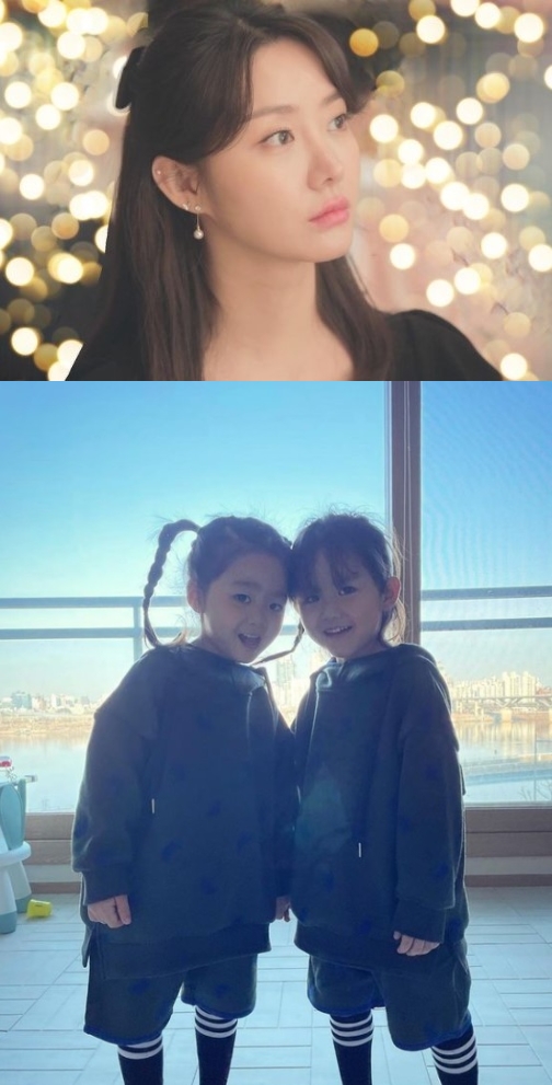 가수 겸 배우 한그루가 26일 SNS에 쌍둥이 남매의 근황을 전했다. 사진=한그루 인스타그램 캡처 