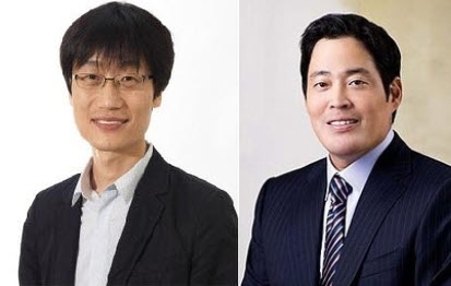 이해진 네이버 글로벌투자책임자(GIO), 정용진 신세계그룹 부회장