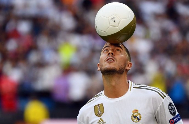 레알 마드리드 FW 에덴 아자르.