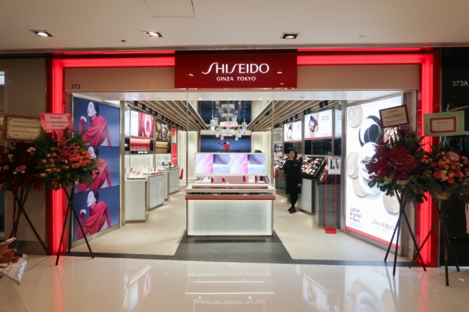 일본을 대표하는 화장품 회사 시세이도(Shiseido)의 긴자 매장. 사진=시세이도