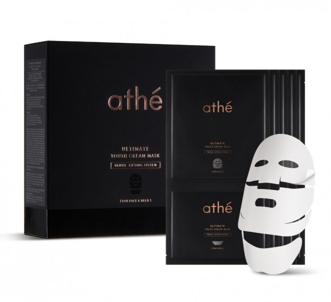 아떼의 '얼티밋 유스 크림 마스크'는 순한 안티에이징 제품으로 출시됐다. 사진=LF