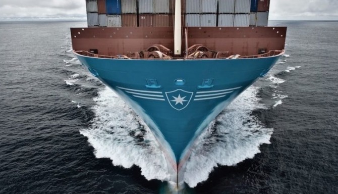 머스크는 메탄을 연료를 사용하는 탄소제로 선박이 2023년에 운항을 시작할 것이라고 공식 발표했다. 사진=스플래시