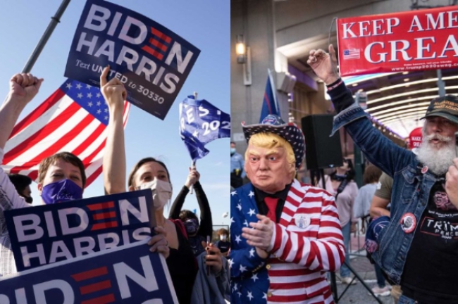 2020 미국 대통령 선거를 계기로 미국이 둘로 쪼개지면서 유권자들 사이 제3정당 대망론이 확산되고 있다.