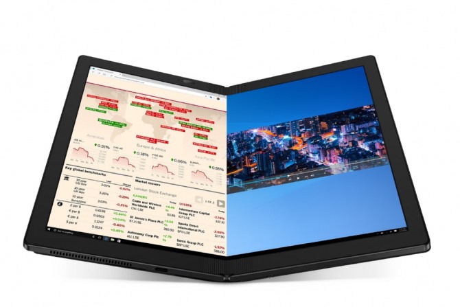 Lenovo, this is a folding laptop…  Launched foldable’Thinkpad X1′