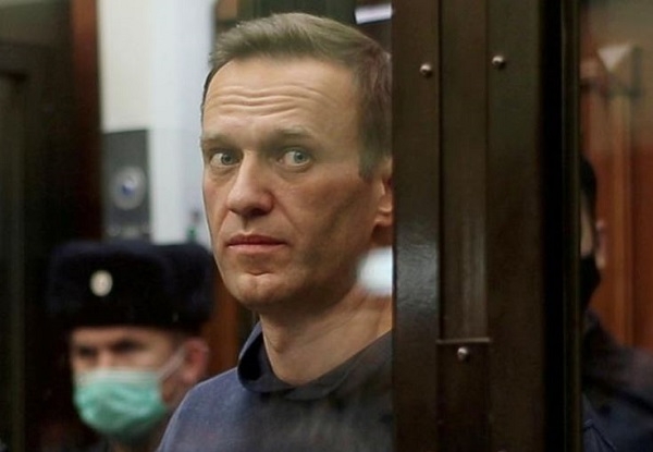 지난 2월2일 러시아 모스크바 법정에 출두한 알렉세이 나발니. 사진=로이터