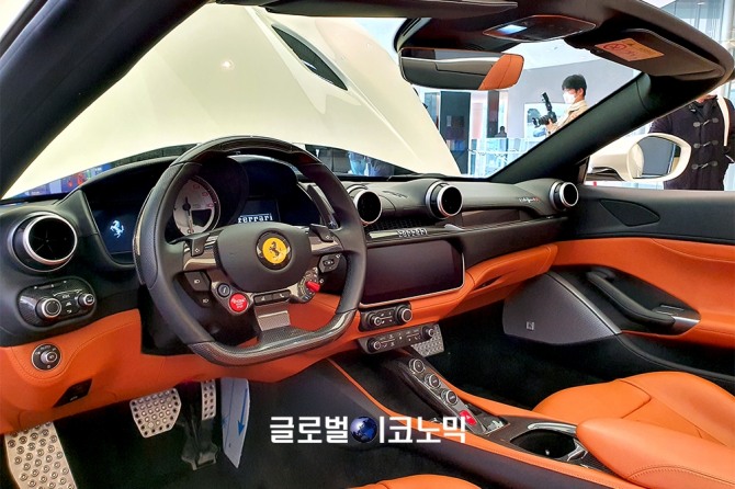페라리가 4일 공개한 컨버터블 GT 모델 '포르토피노 M' 외관. 사진=글로벌이코노믹 성상영 기자