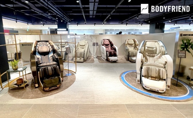 바디프랜드가 대전 '갤러리아 타임월드'에 직영 안마의자 전시장을 오픈한다. 사진=바디프랜드