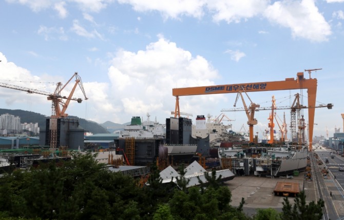 대우조선해양 옥포조선소 이미지. 사진=뉴시스
