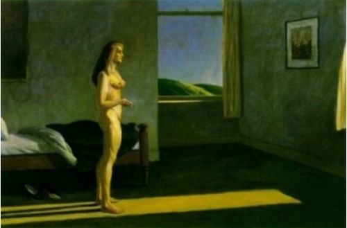 에드워드 호퍼 ‘햇빛 속의 여인’, 20세기, 캔버스에 유화, 뉴욕 휘트니 미술관.