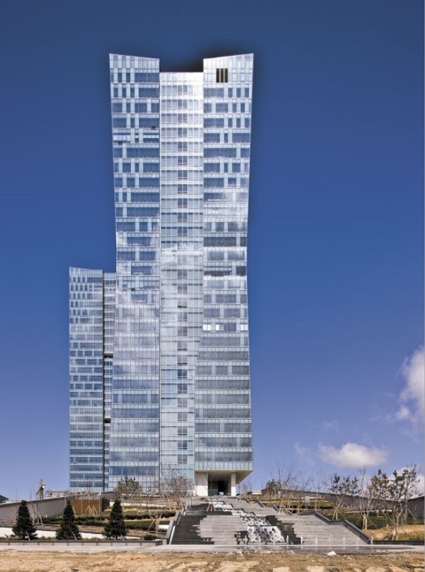 코오롱글로벌 인천 송도 신사옥 모습. 사진=코오롱글로벌