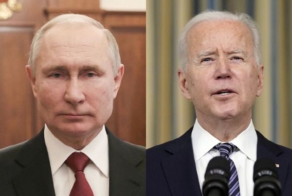 조 바이든 미국대통령과 블라드미르 푸틴 러시아대통령. 사진=자료사진 합성