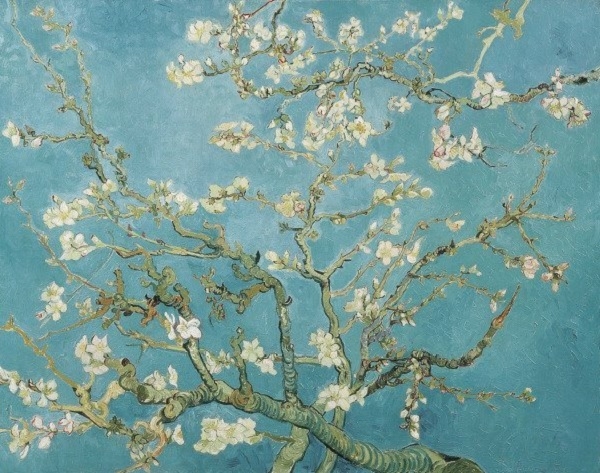 빈센트 반 고흐 ‘꽃핀 아몬드 나뭇가지(Almond Blossom)’, 19세기, 캔버스에 유채, 암스테르담 반 고흐 미술관