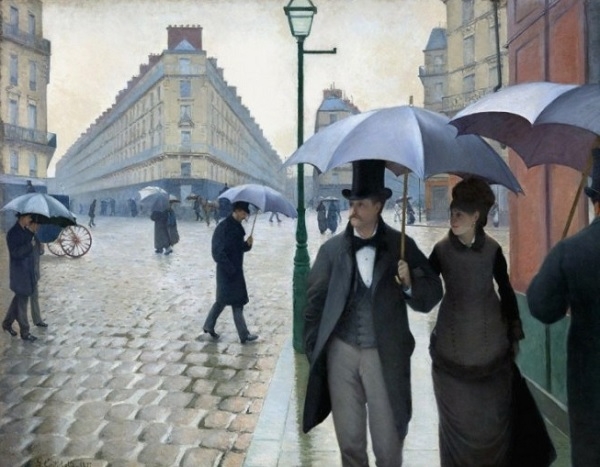 귀스타브 카유보트 ‘파리의 거리, 비(Paris Street, Rainy Day)’, 19세기, 캔버스에 유채, 시카고 아트 인 인스티튜드