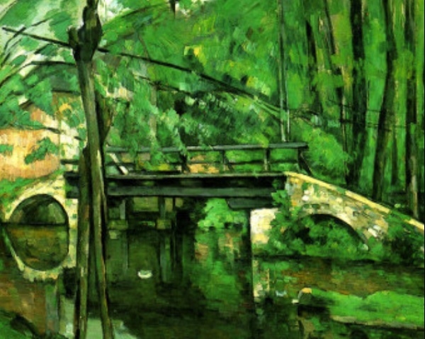 폴 세잔 ‘맹시 다리(Pont Mainy)’, 캔버스에 유채, 19세기, 파리 오르세 미술관