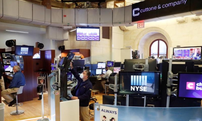 뉴욕증권거래소(New York Stock Exchange) 내부      사진=로이터