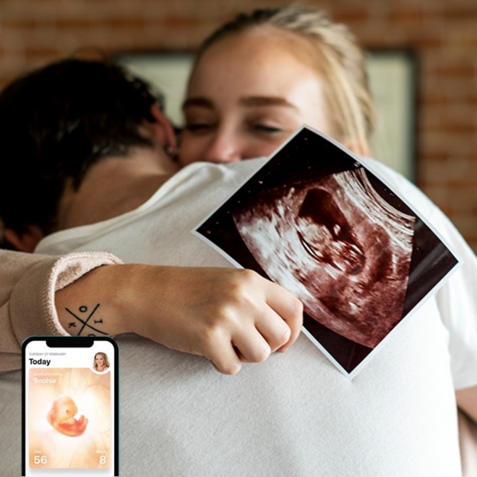 디지털 기기 사용에 익숙한 MZ세대 초보 부모들을 위한 앱이 있다. 그 중 필립스 아벤트의 '임신+'는 임신 중 병원에 가지 않고도 아기의 발달 단계를 체크해 볼 수 있는 앱이다. 사진=필립스