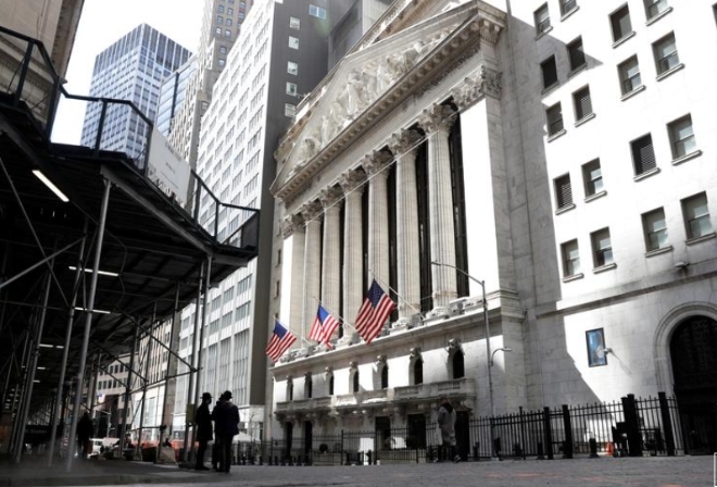 미국 뉴욕증권거래소(NYSE) 전경  사진=로이터