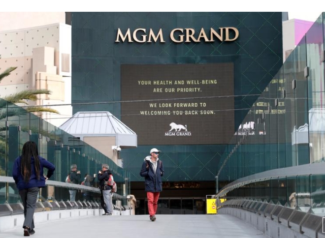 미국 네바다주 라스베이거스에 있는 MGM 그랜드 호텔 카지노 사진=로이터